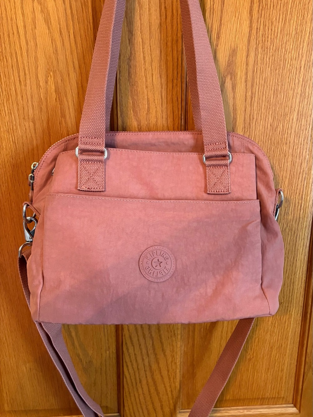 Kipling Dusty Rose Crossbody Tote - Versatile Women's Bag